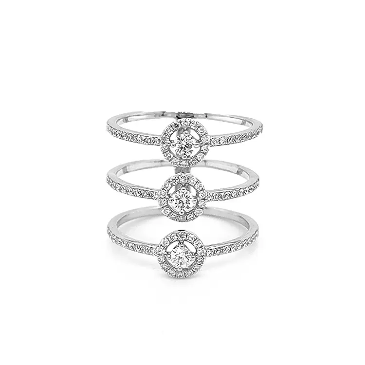 Goldring mit Diamanten