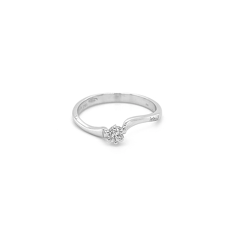 Gold Verlobungsring mit Diamant