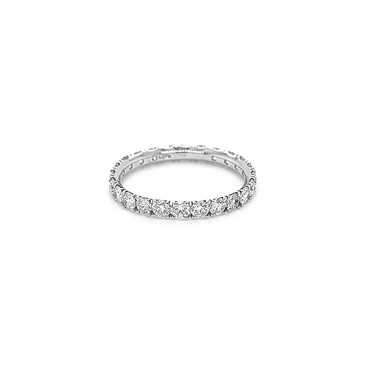 Gold Ewigkeitsring mit Diamanten