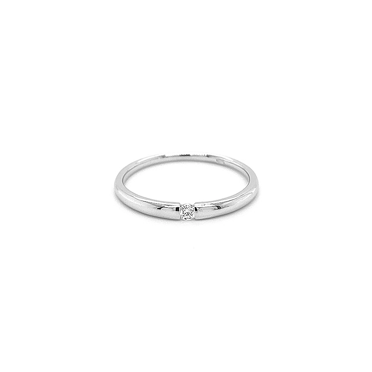 Gold Verlobungsring mit Diamant