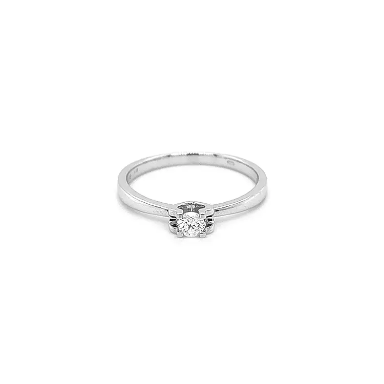 Gold Verlobungsring mit Diamant