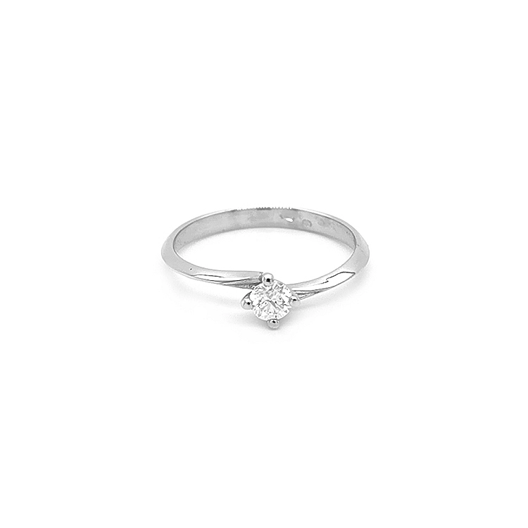 Gold Verlobungsring mit Diamant