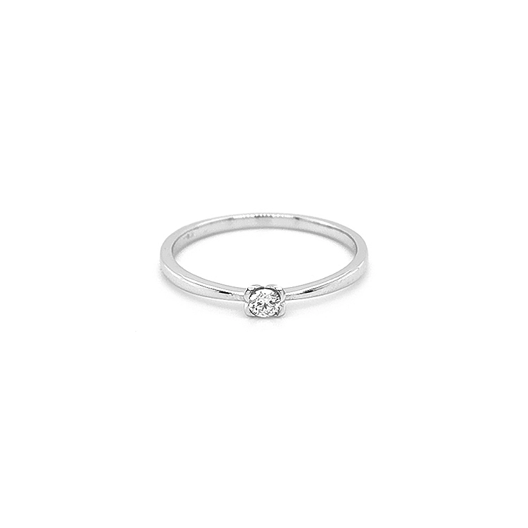 Gold Verlobungsring mit Diamant