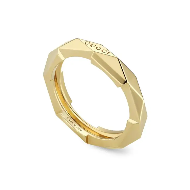 Goldfarbener Gucci-Ring Link to Love YBC662177001014