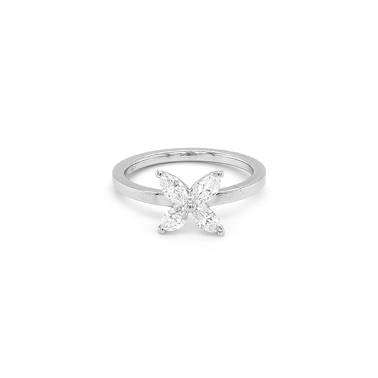 Goldring mit Diamanten