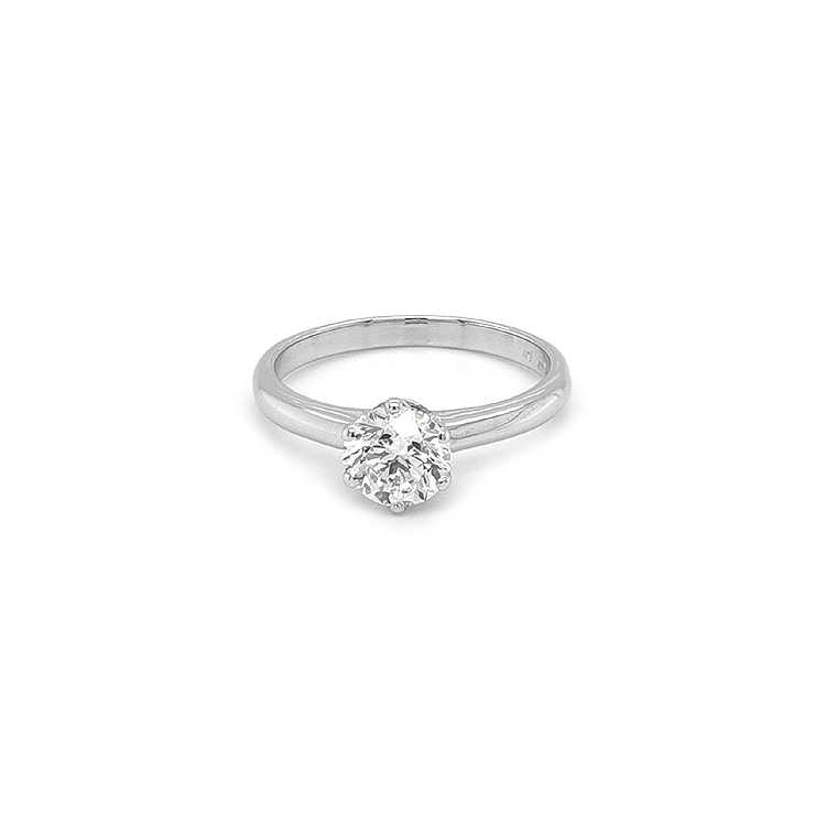 Gold Verlobungsring mit Diamant