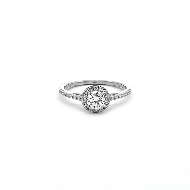 Verlobungsring aus Gold mit Diamanten