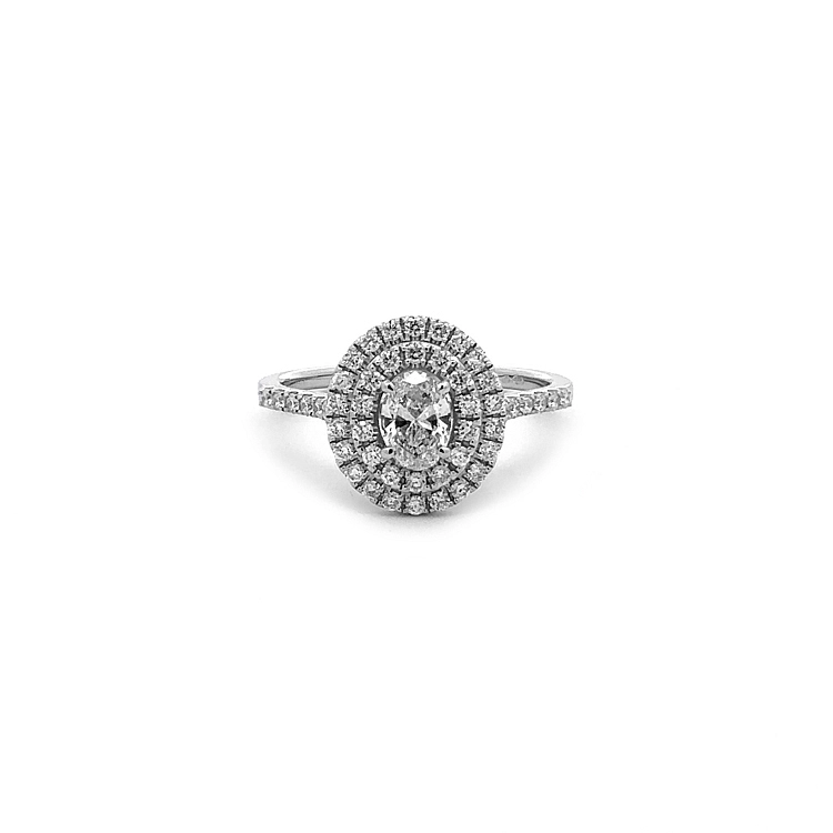 Goldring mit Diamanten