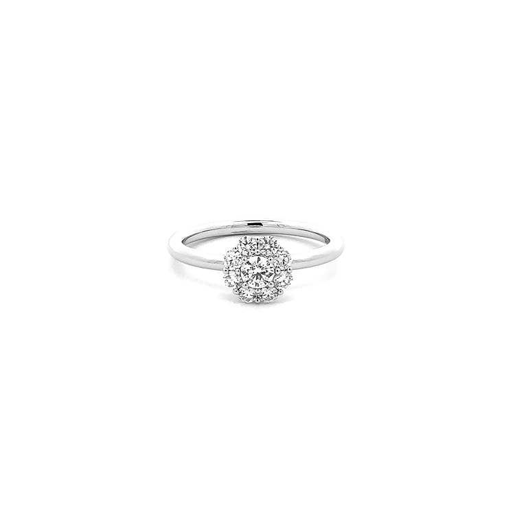 Goldring mit Diamanten