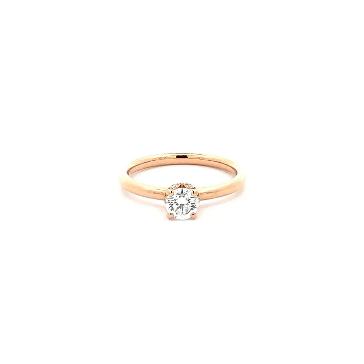 Gold Verlobungsring mit Diamant