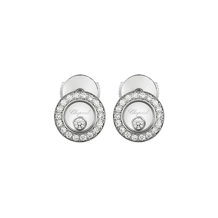 Ohrringe Chopard Happy Diamonds 83A017-1201
