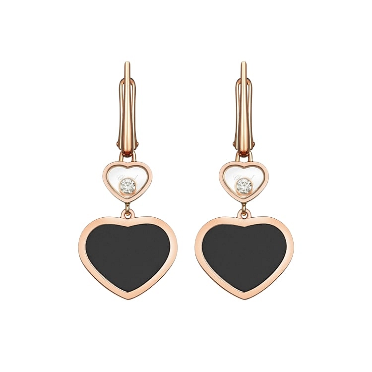 Gold-Ohrringe Chopard Happy Hearts 837482-5210