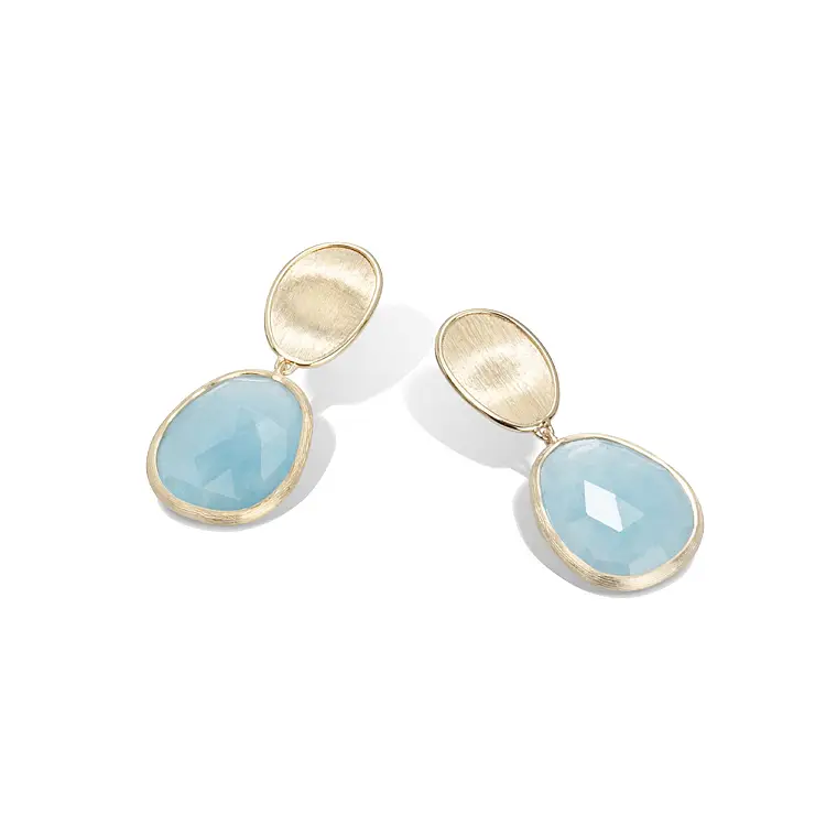 Gold-Ohrringe Marco Bicego Lunaria OB1436 AQD Y