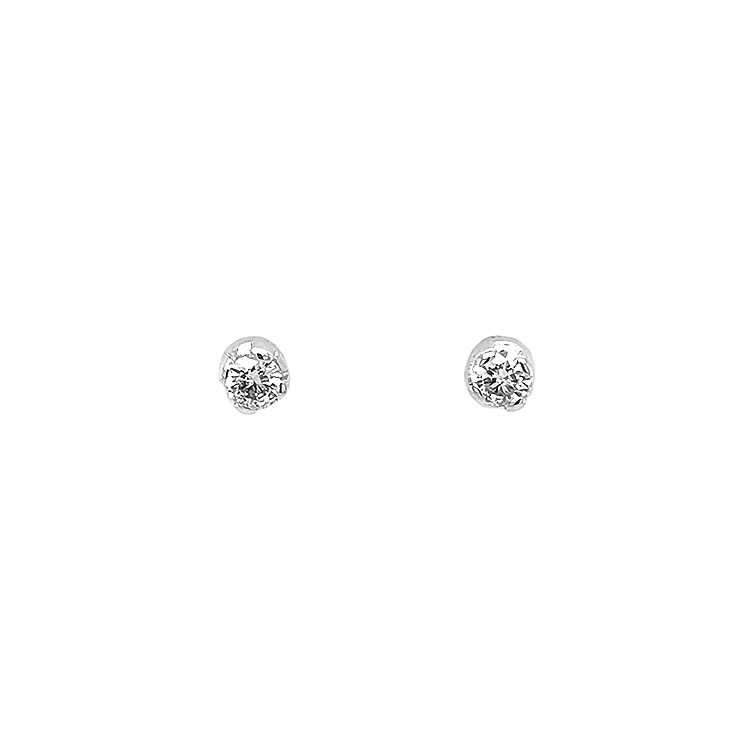 Gold-Ohrringe mit Diamanten
