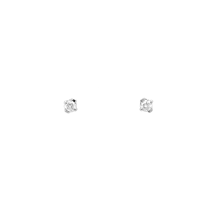 Gold-Ohrringe mit Diamanten