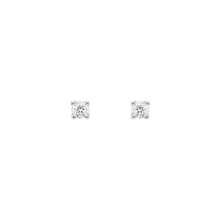 Goldene Pfirsichohrringe mit Diamanten