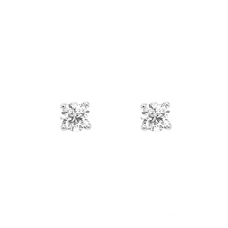 Gold-Ohrringe mit Diamanten