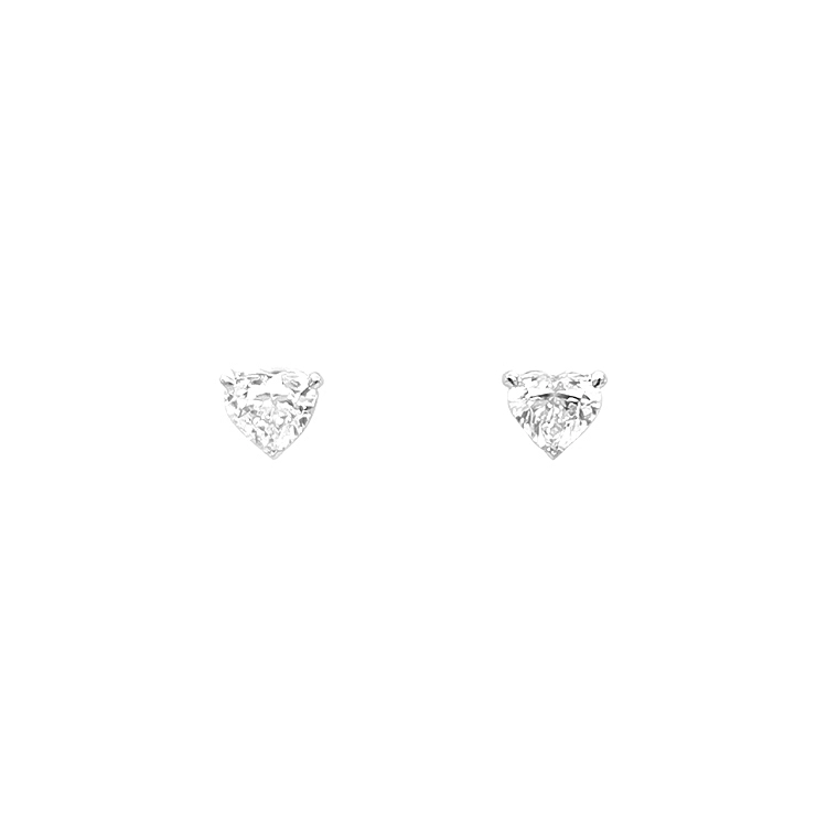 Goldene Pfirsichohrringe mit Diamanten