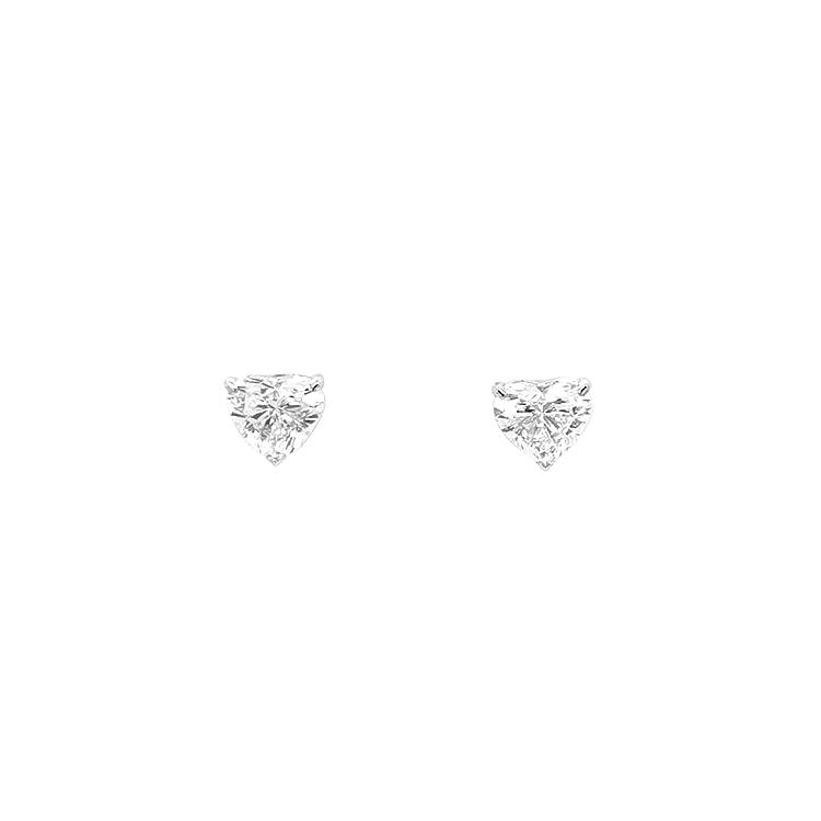 Goldene Pfirsichohrringe mit Diamanten