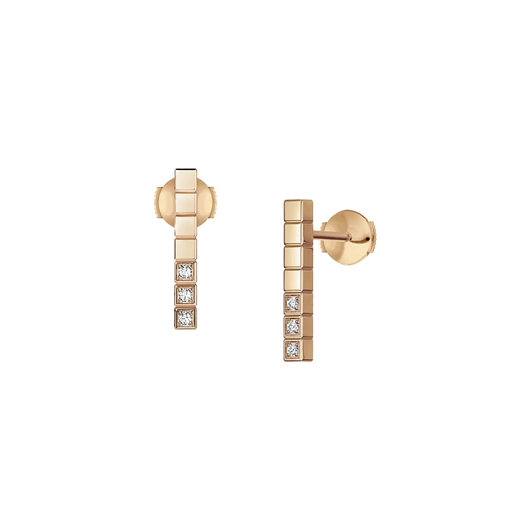 Gold-Ohrringe Chopard Eiswürfel 837702-5002