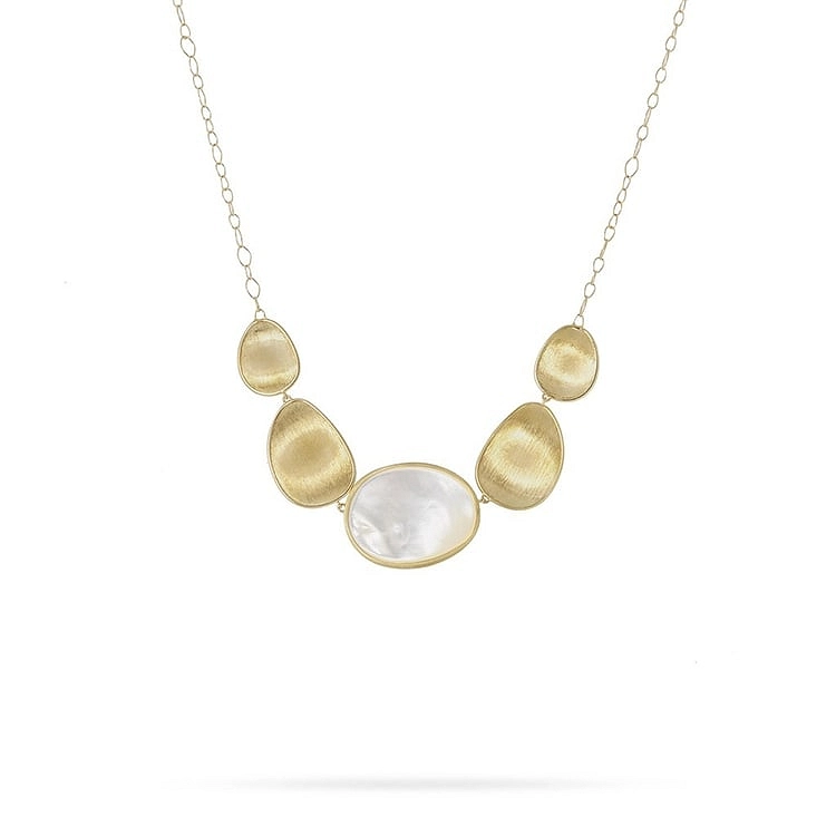 Gold-Halskette mit Perle Marco Bicego Lunaria