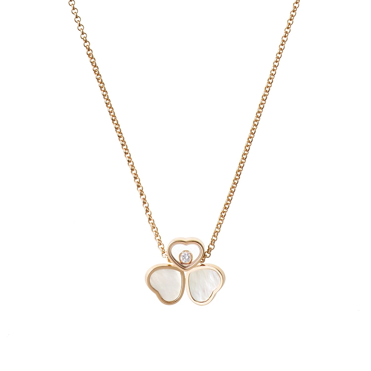 Gold-Anhänger Chopard Happy Hearts 81A083-5311