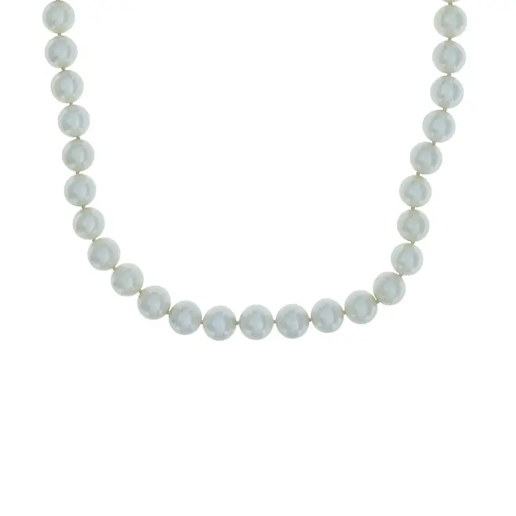 Gold Halskette Naturperlen