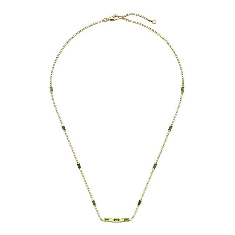 Gold Gucci Link to Love Halskette YBB70239400200U