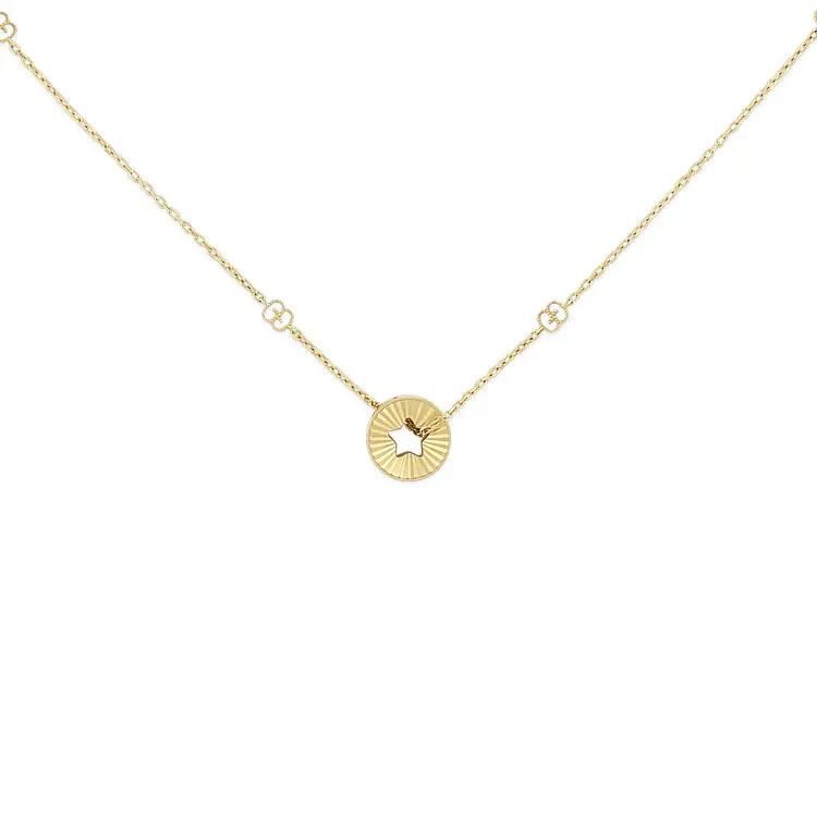 Goldene Gucci Icon-Halskette YBB729363001