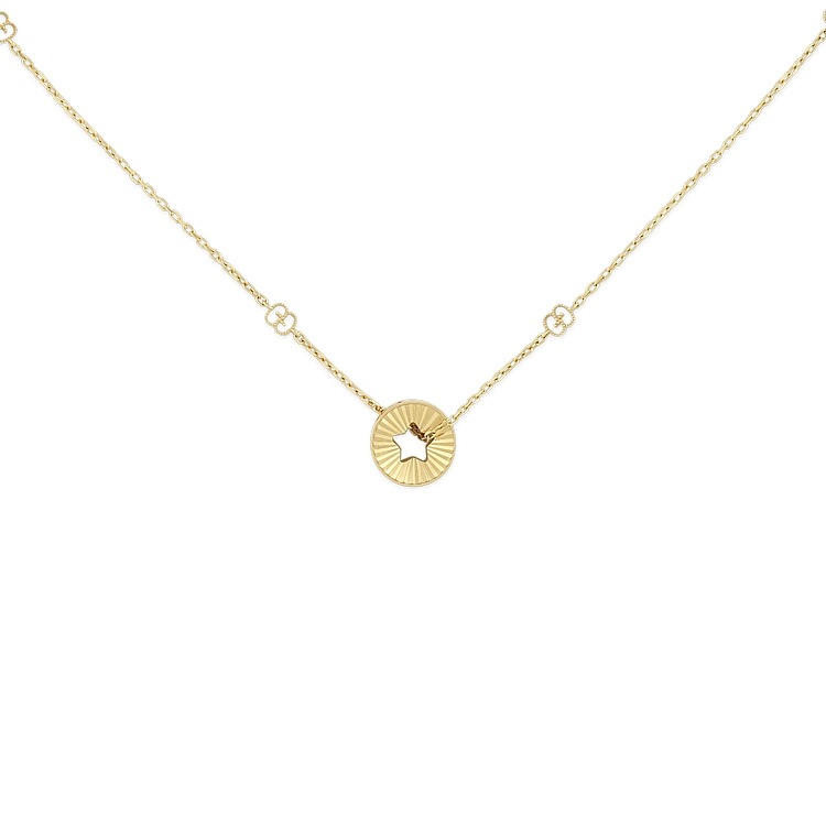 Goldene Gucci Icon-Halskette YBB729363001
