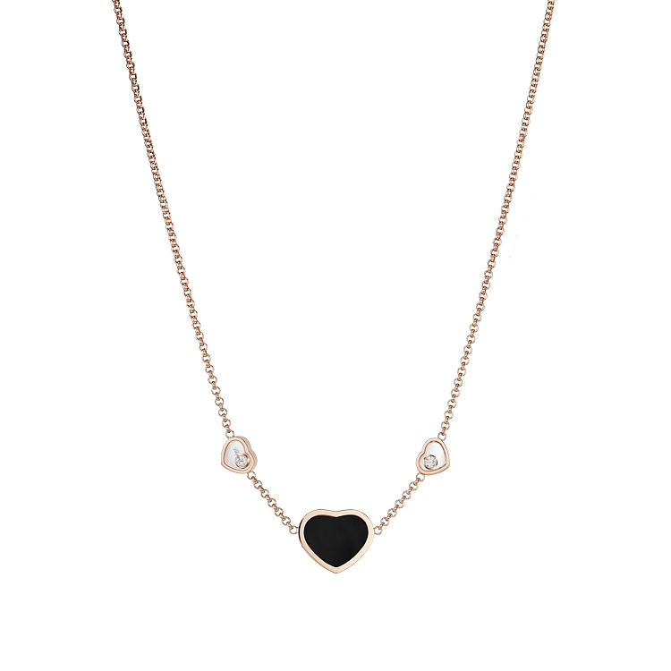 Gold Chopard Happy Hearts Halskette 81A082-5201