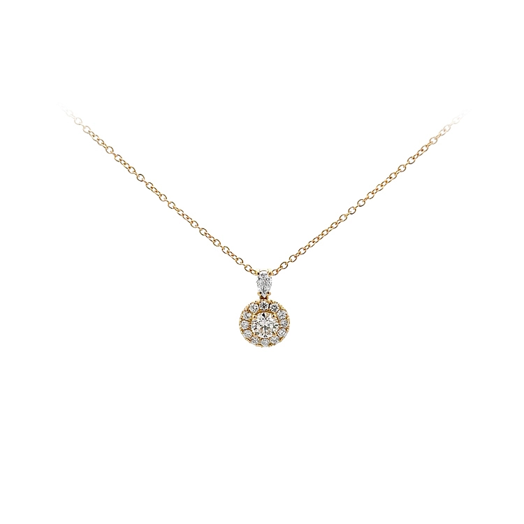 Gold Halskette Diamanten