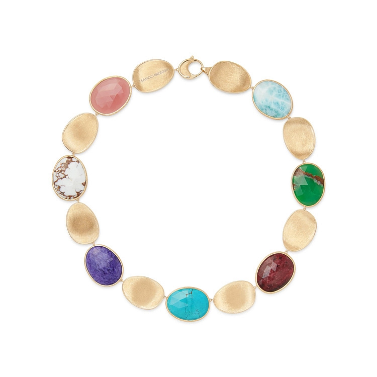 Gold Marco Bicego Lunaria Halskette CB2636 MIX2 Y