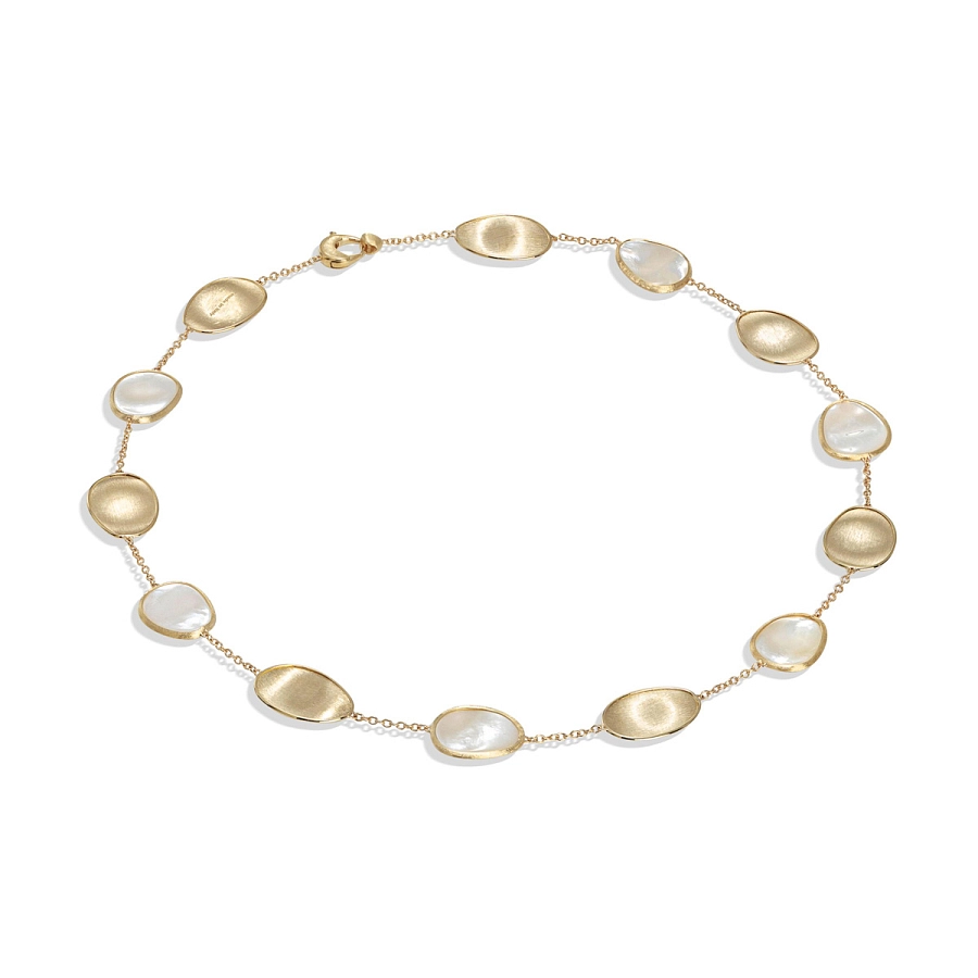 Gold Marco Bicego Lunaria Halskette CB2099 MPW Y 02