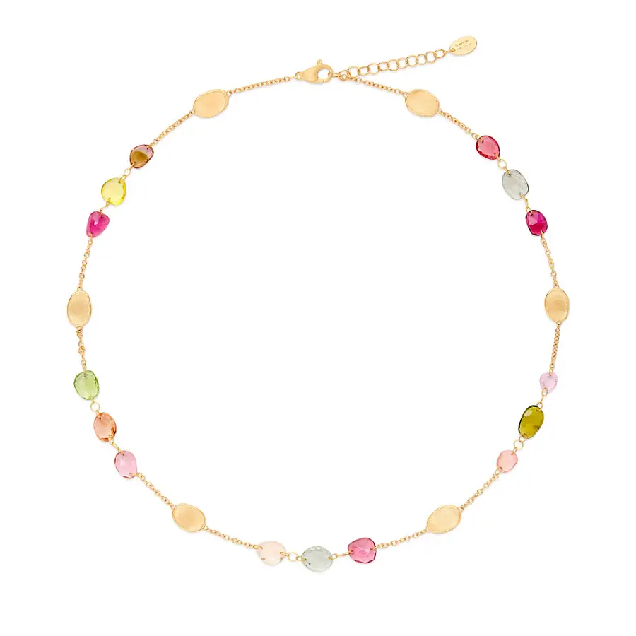 Gold Marco Bicego Lunaria Halskette CB2867 TM01 Y