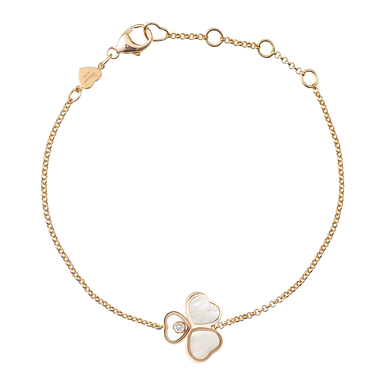 Gold Chopard Happy Hearts Armband 85A083-5031