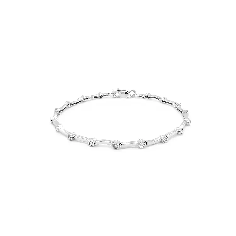 Goldarmband mit Diamanten