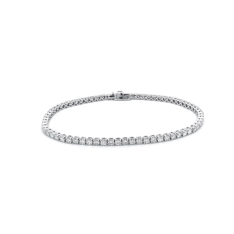 Gold-Tennisarmband mit Diamanten