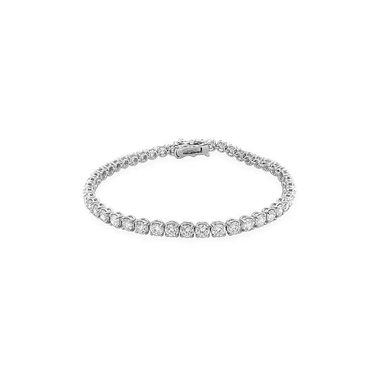 Gold-Tennisarmband mit Diamanten