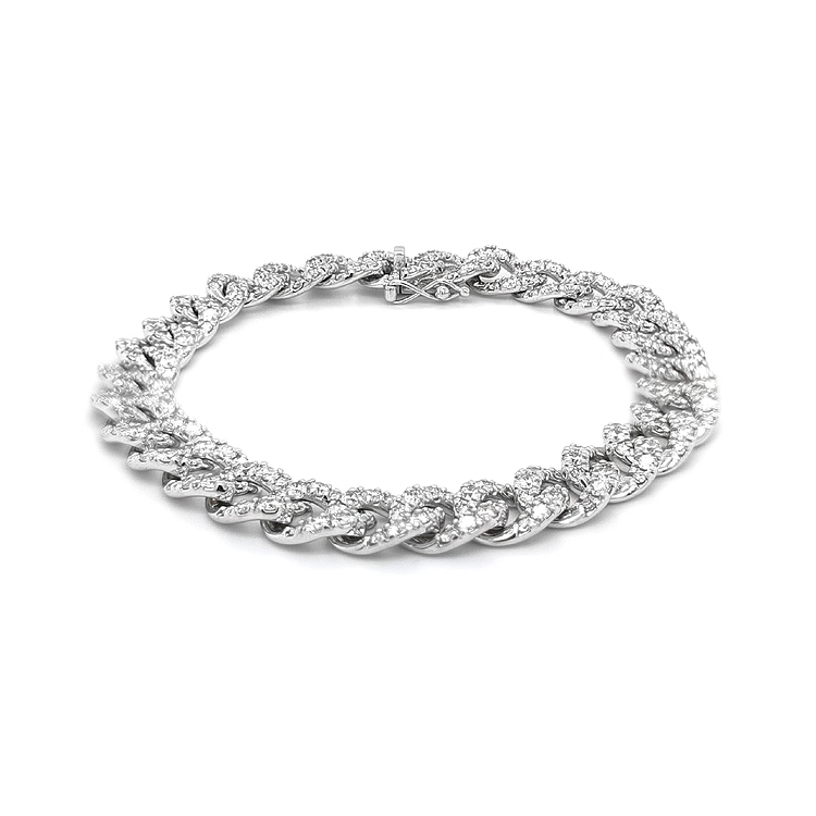 Goldarmband mit Diamanten