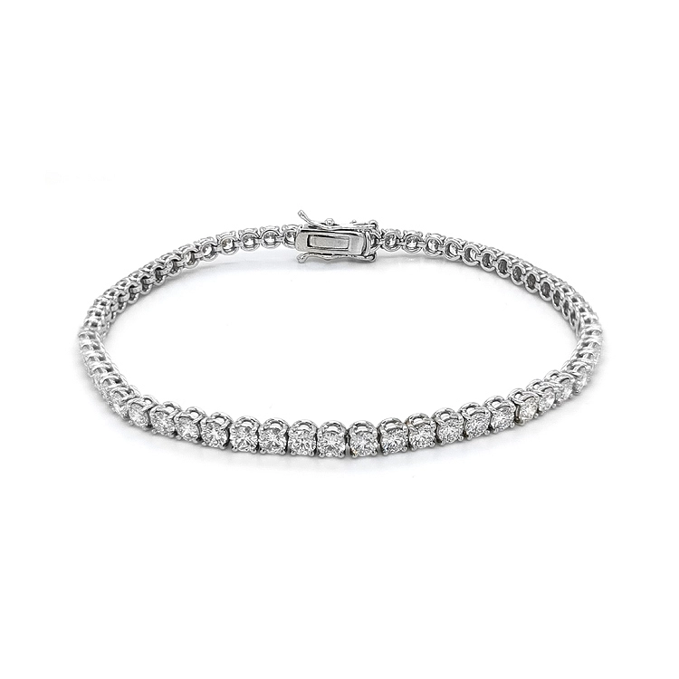 Gold-Tennisarmband mit Diamanten