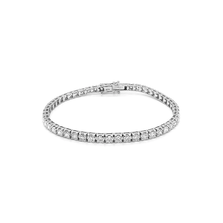 Gold-Tennisarmband mit Diamanten