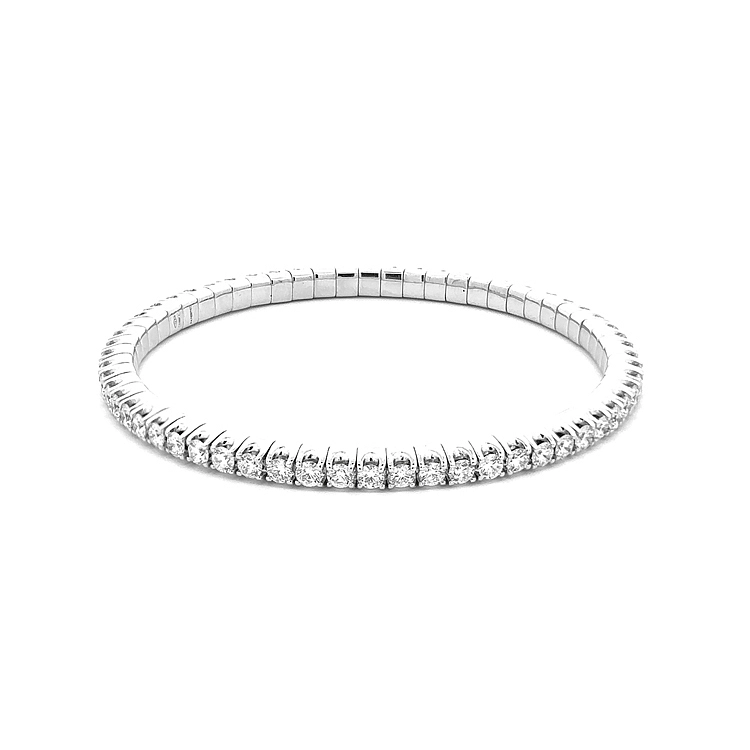Gold-Tennisarmband mit Diamanten