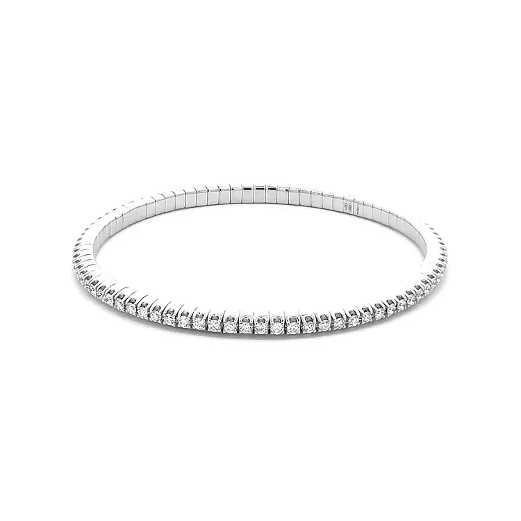 Gold-Tennisarmband mit Diamanten