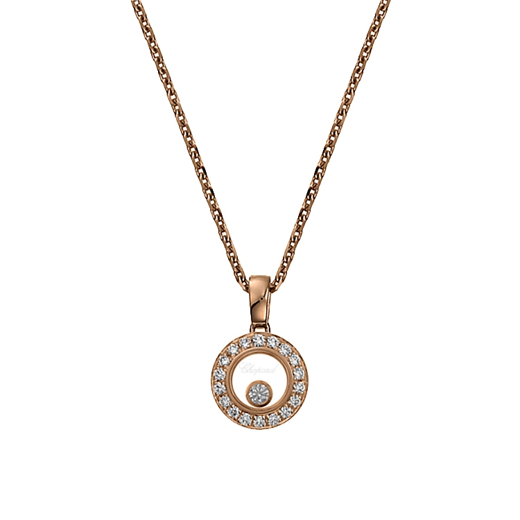 Gold-Anhänger Chopard Happy Diamonds 79A017-5201