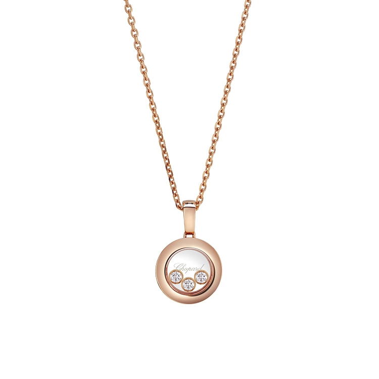 Gold-Anhänger Chopard Happy Diamonds 79A018-5001