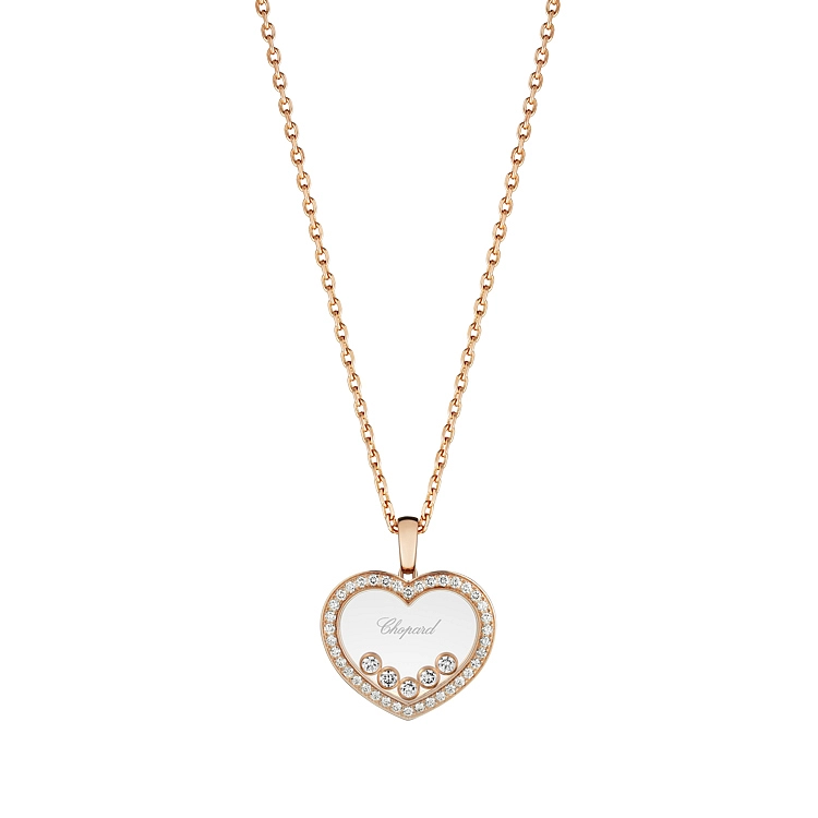 Gold-Anhänger Chopard Happy Diamonds 79A038-5201