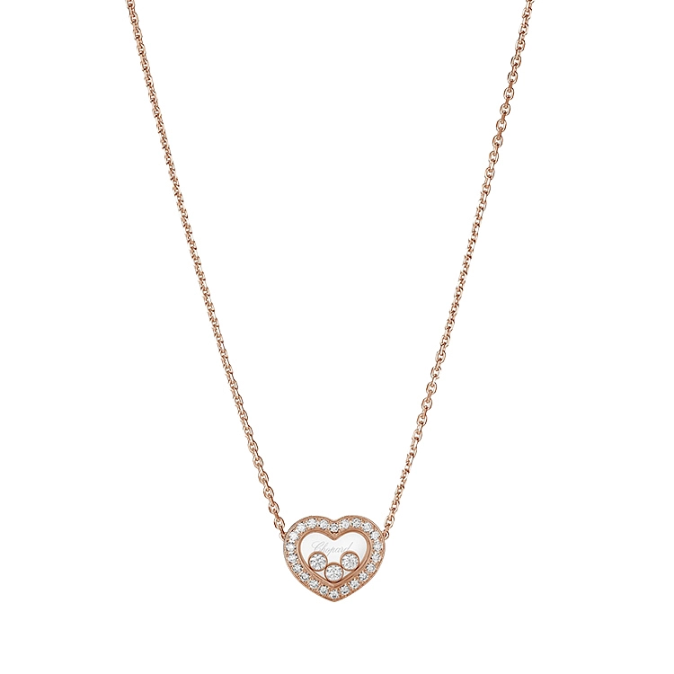 Gold-Anhänger Chopard Happy Diamonds 79A611-5201