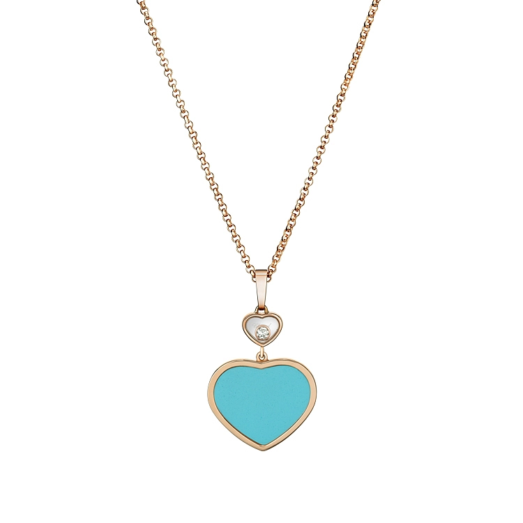 Gold-Anhänger Chopard Happy Hearts 797482-5401