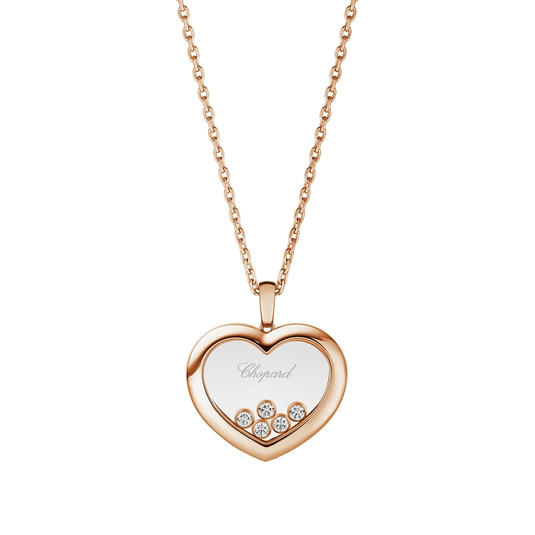 Gold-Anhänger Chopard Happy Diamonds 79A039-5001